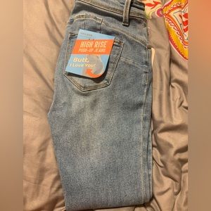 Wax jeans skinny butt lifting jeans sz 1